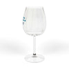 Chic 12 oz wine glass with humorous text, perfect for gaming nights and stylish occasions, made from high-quality glass with a glossy finish.